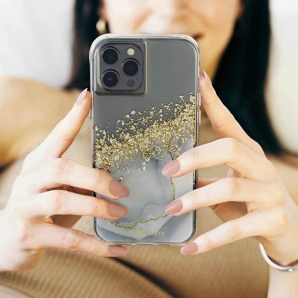 Case-Mate Karat Marble iPhone 12 13 Pro Max Case - Picture 6 of 6